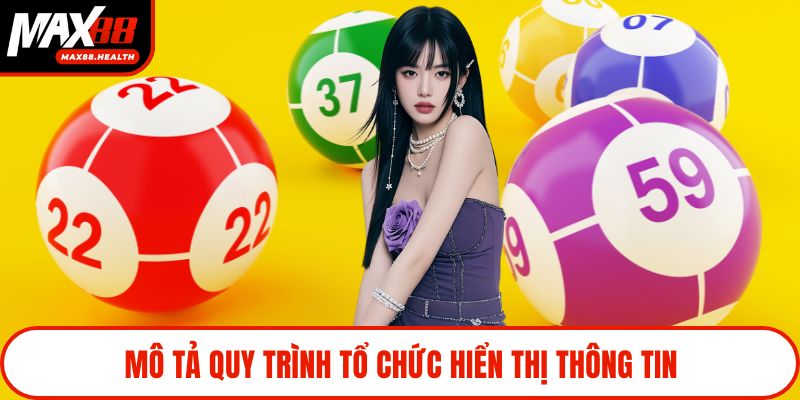 Mô tả quy trình tổ chức hiển thị thông tin